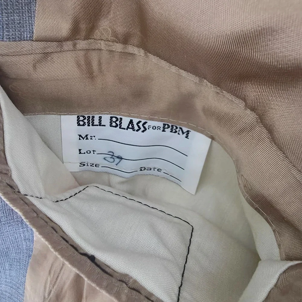 Bill Blass Blazer Jacket Mens 38 Gray Sport Coat 2 Buttons Vent‎ USA Made